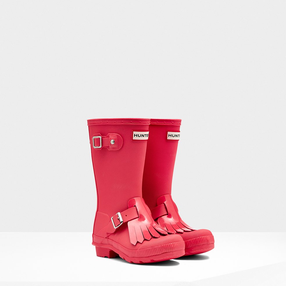 Hunter Original Kids’ Texture Rain Boots