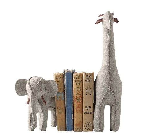Wool Felt Animal Bookend