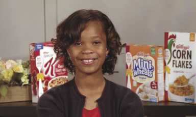 Young actress puts spotlight on hungry kids