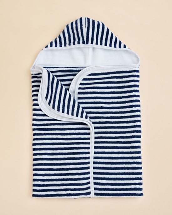 Kissy Kissy Stripe Hooded Beach Towel