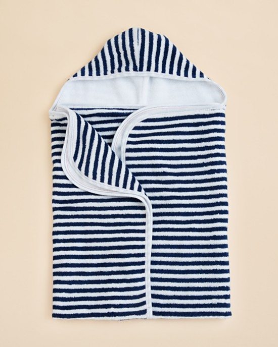 Kissy Kissy Stripe Hooded Beach Towel