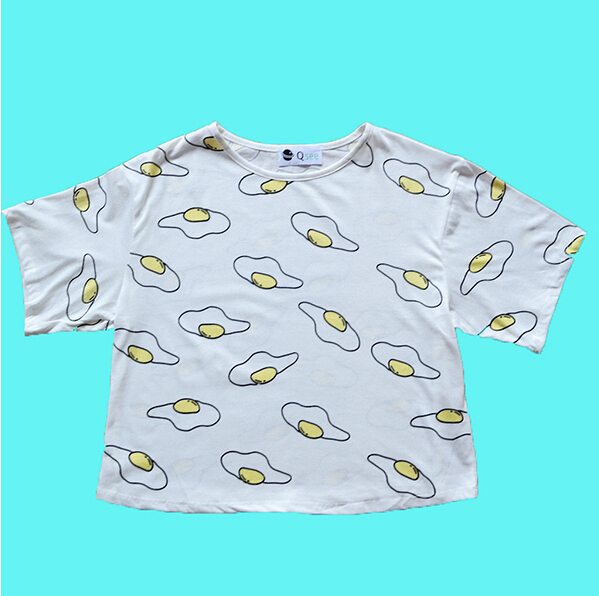 Poached Egg Print Shirt