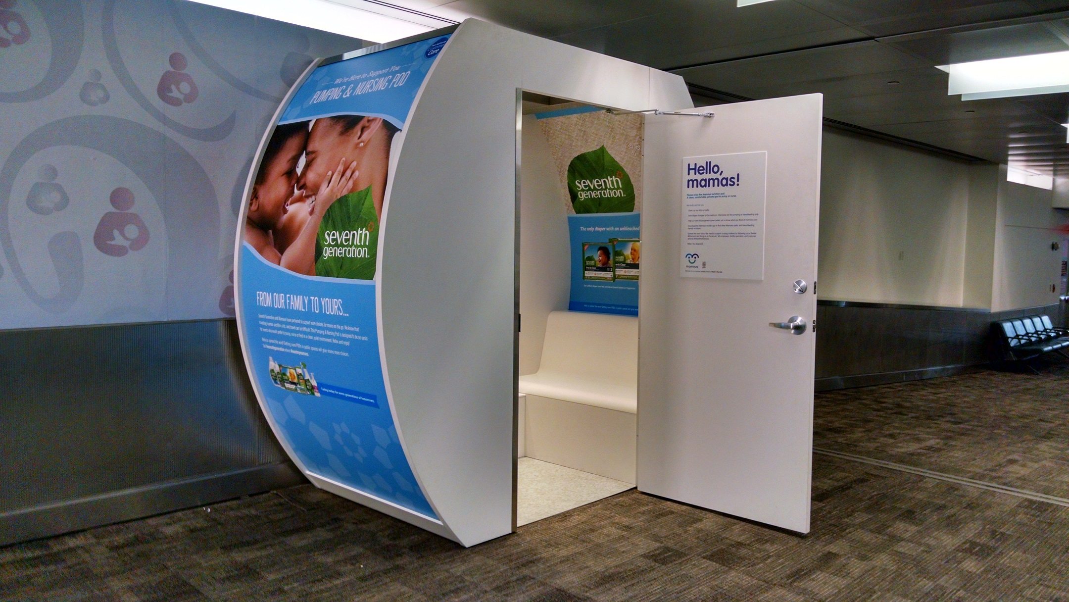 Seventh Generation Mamava Pod_Newark Airport