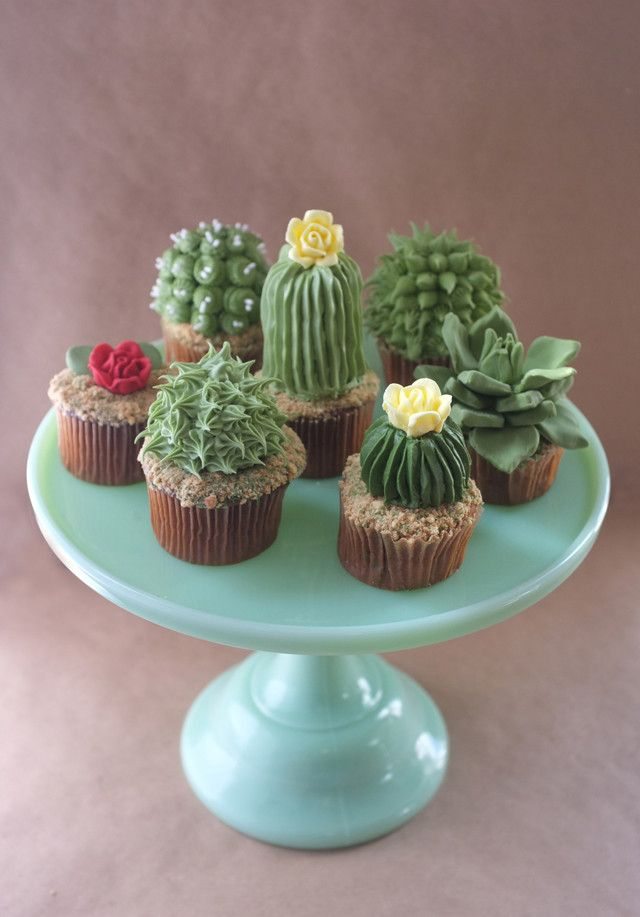 Cactus Cupcakes