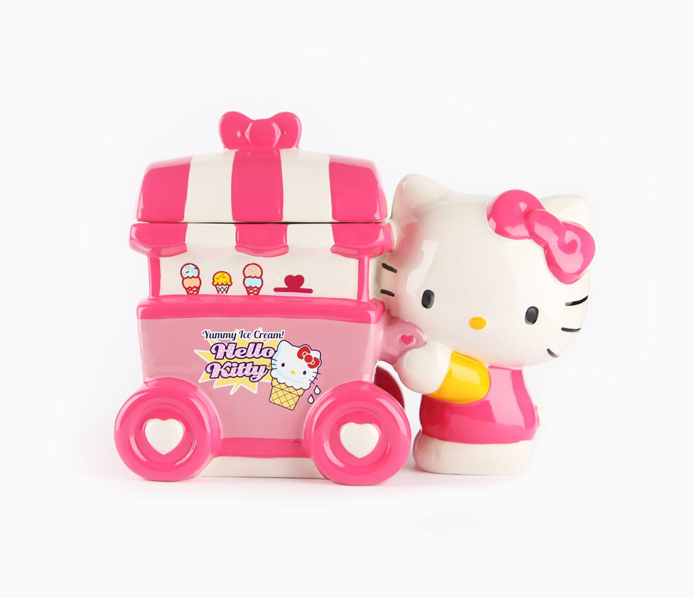 Hello Kitty Collectable Cookie Jar: Ice Cream
