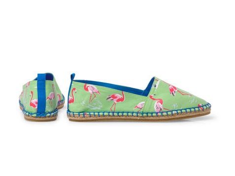 Boden Kiwi Flamingo Espadrilles