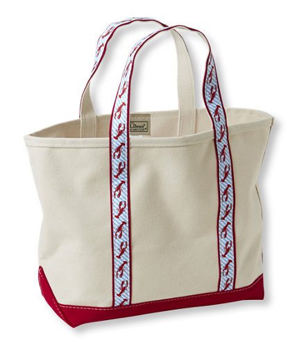 LL Bean Maine Isle Boat and Tote, Lobster Red