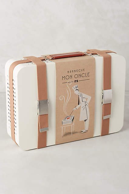 Anthropologie Portable Briefcase BBQ