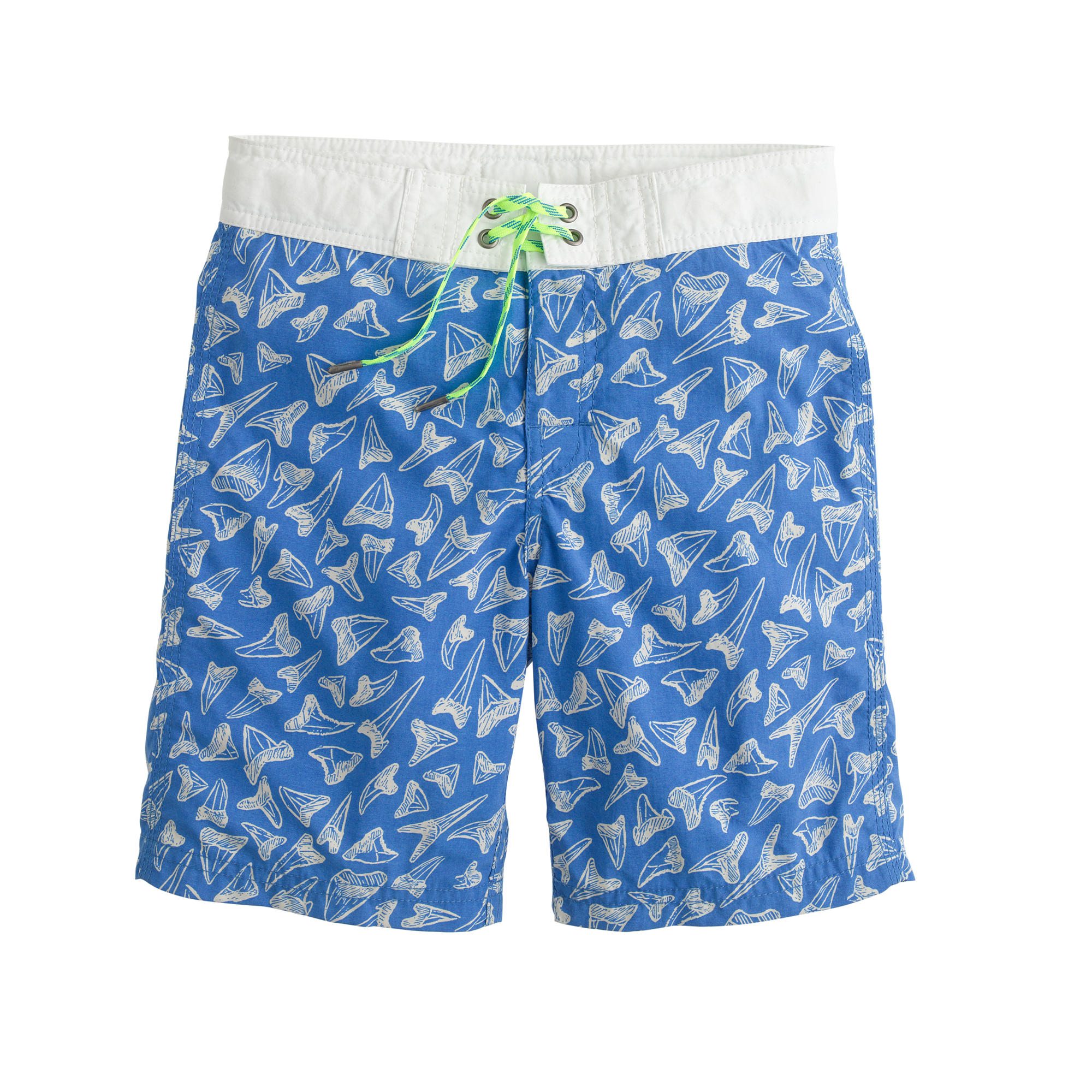 J.Crew Boys’ Board Short in Shark Tooth