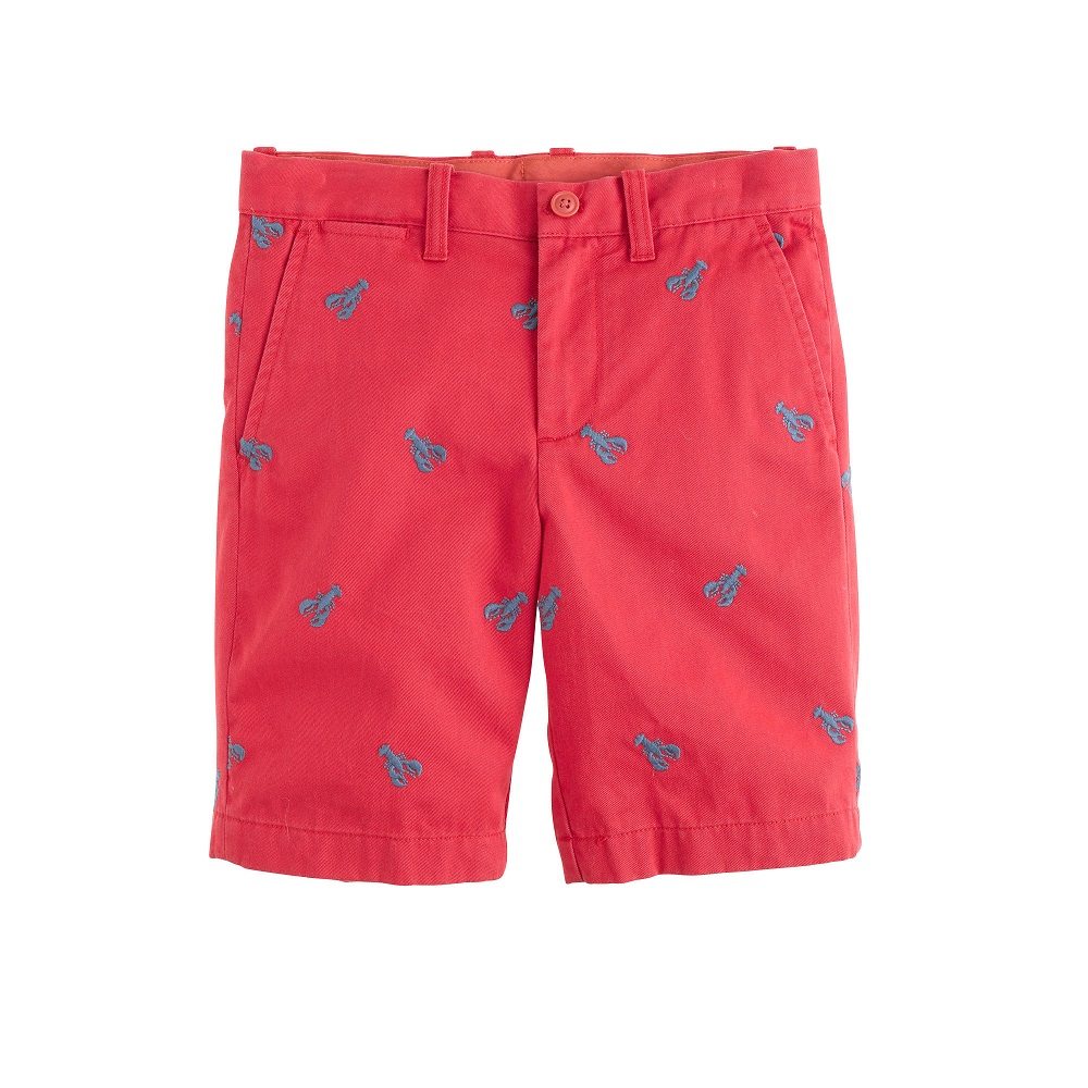 J.Crew Boys’ Stanton Short with Embroidered Lobsters