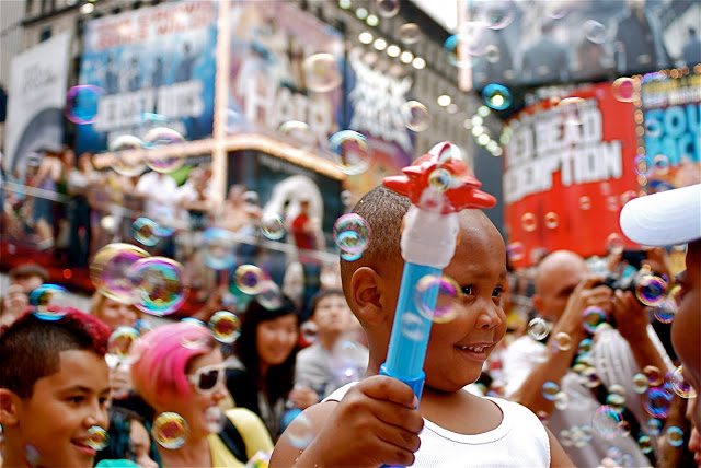 Bubble Battle 2015 in Union Square 