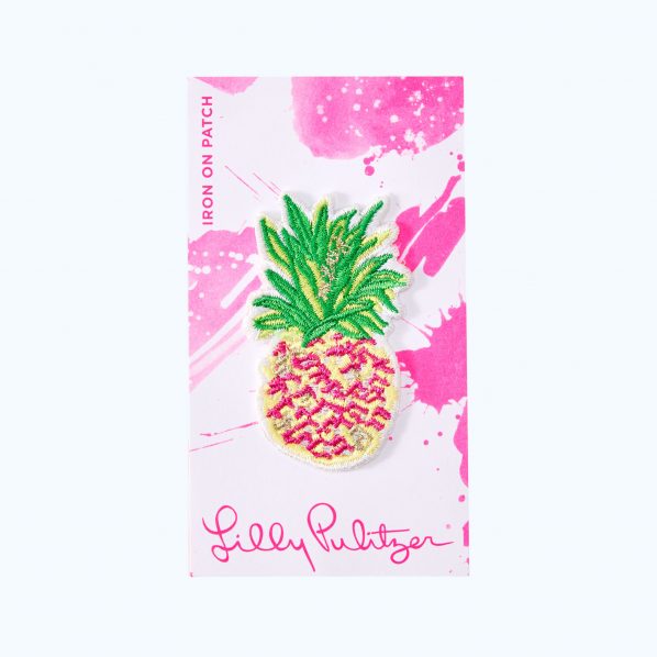 Lilly Pulitzer Iron On Pineapple Patch