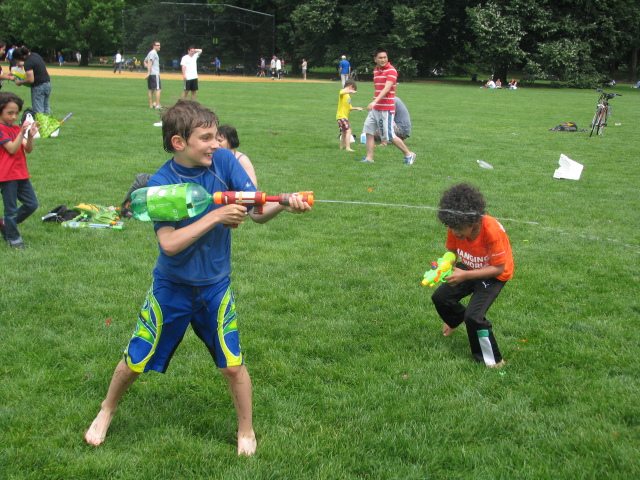 Waterfight NYC 2015 in Central Park