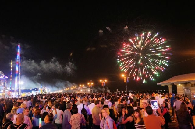 Fireworks Show at Coney Island 