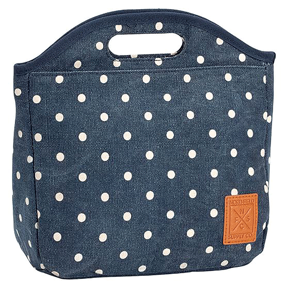 For ages 8-12: PB Teen Northfield Navy Dot Lunch Tote