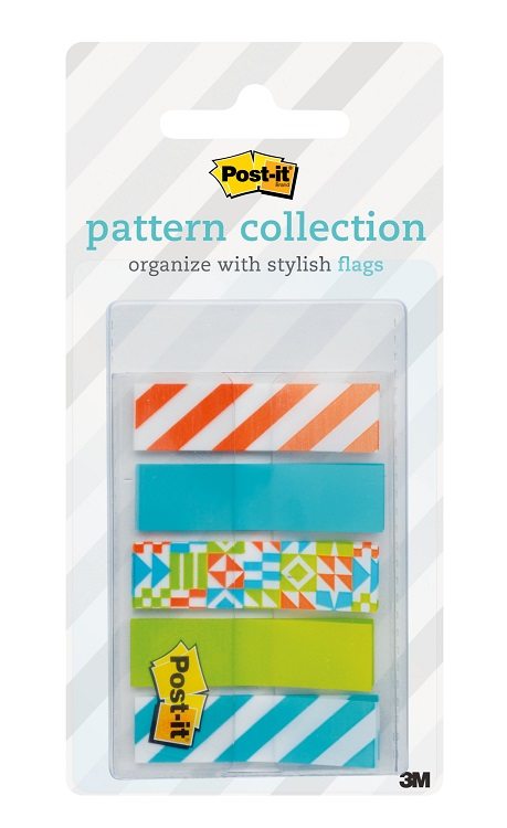 For ages 8-12: Post-It Geo Pattern Flags and Tabs