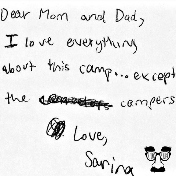 At Least Sarina Finds the Positive...