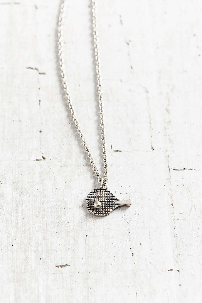 Corky Charm Necklace - Silver Tennis