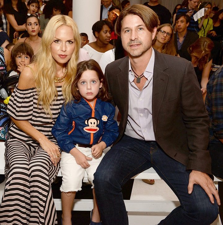 Rachel Zoe with her family at the Paul Frank Circus Jumble show at NYFW