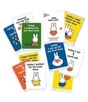 Milestone Miffy Baby Cards
