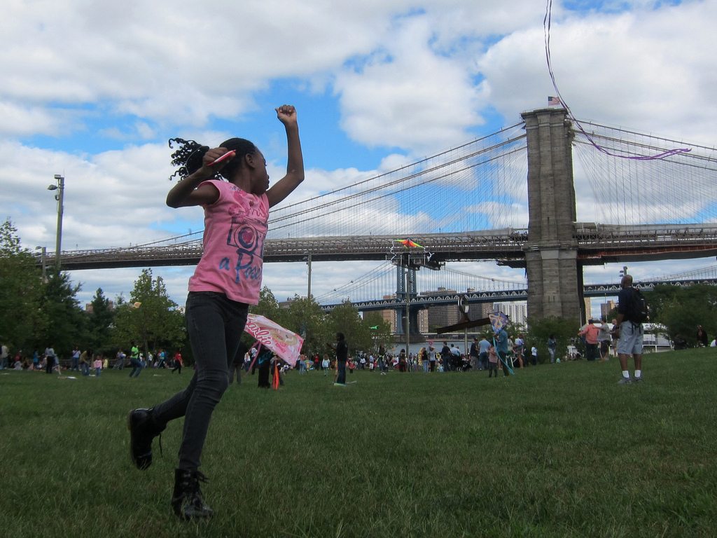 Kite Festival in Brooklyn Bridge Park