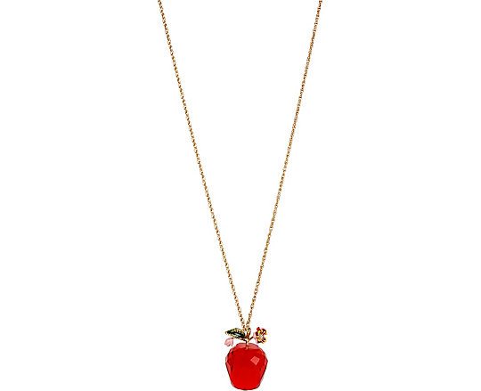Betsey Johnson Tutti Frutti Pendelum Long Necklace