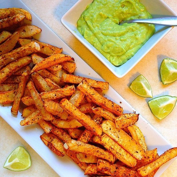 Baked And Spicy Oregano Turnip Fries