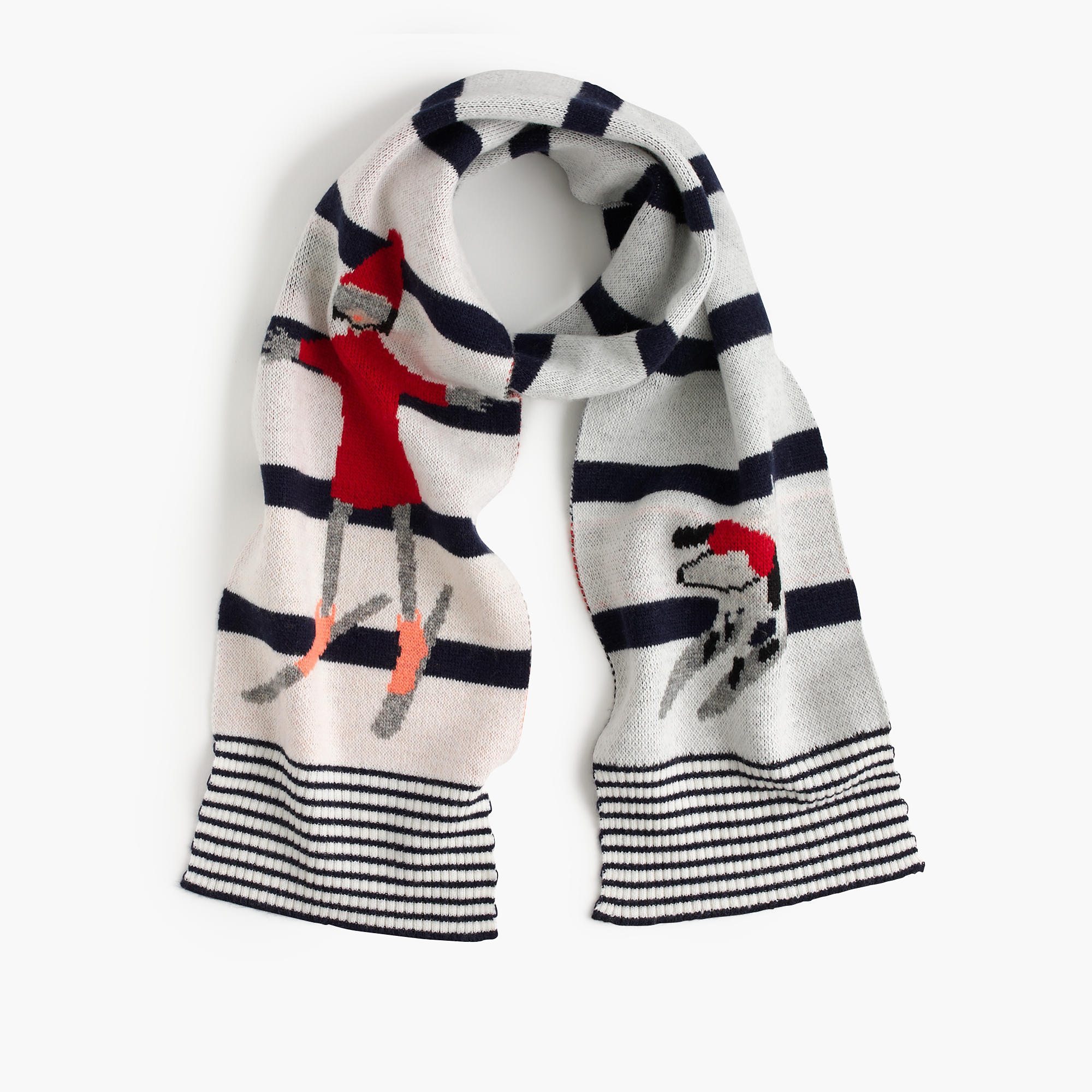 J.Crew Girls' Olive & Izzy Striped Scarf