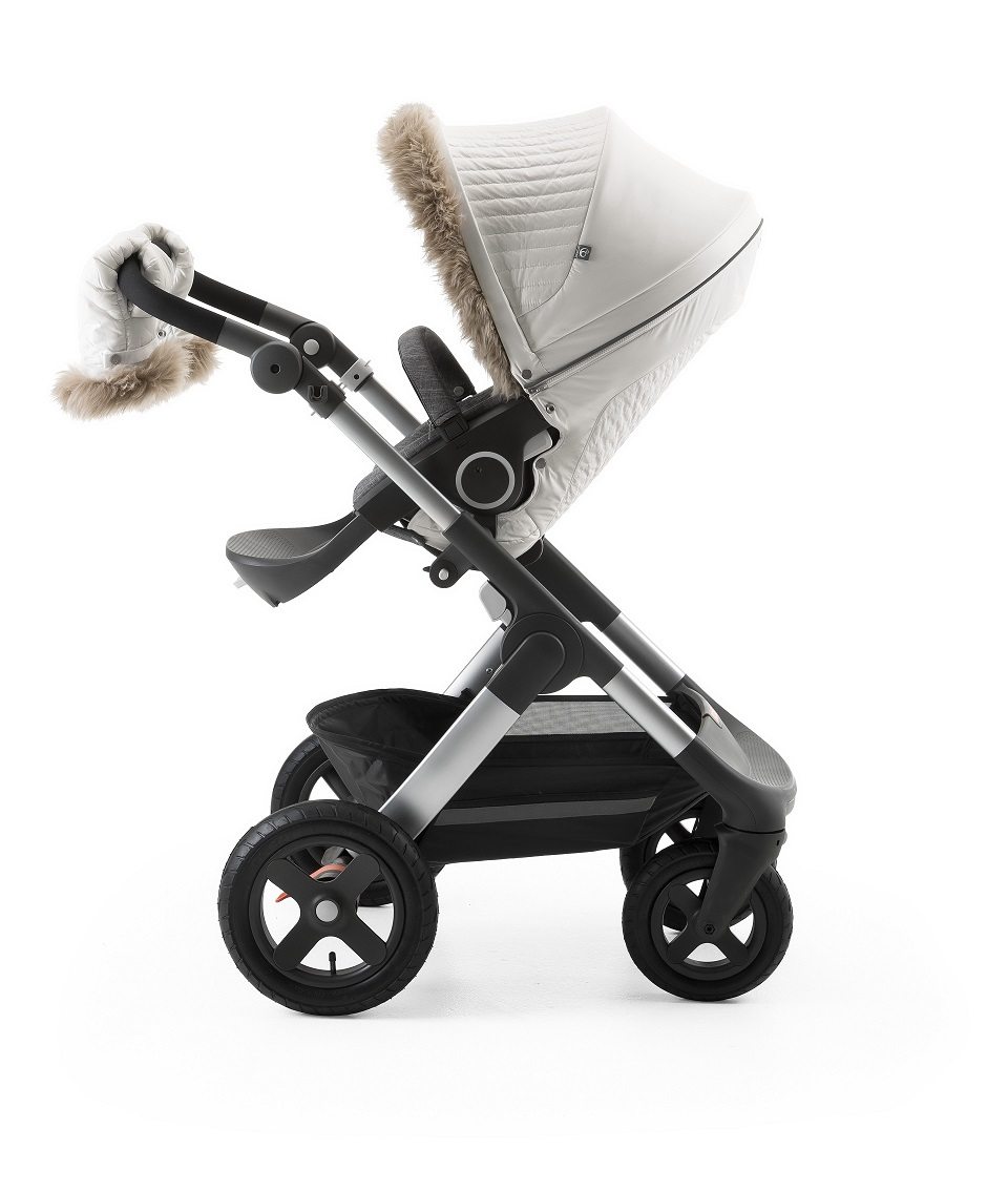 Stokke Trailz with Pearl White Winter Style Kit