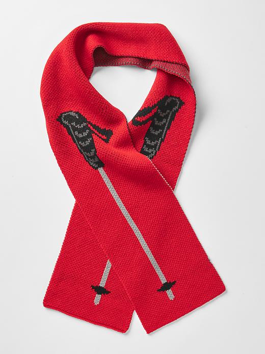 GAP Kids Ski Pole Knit Scarf