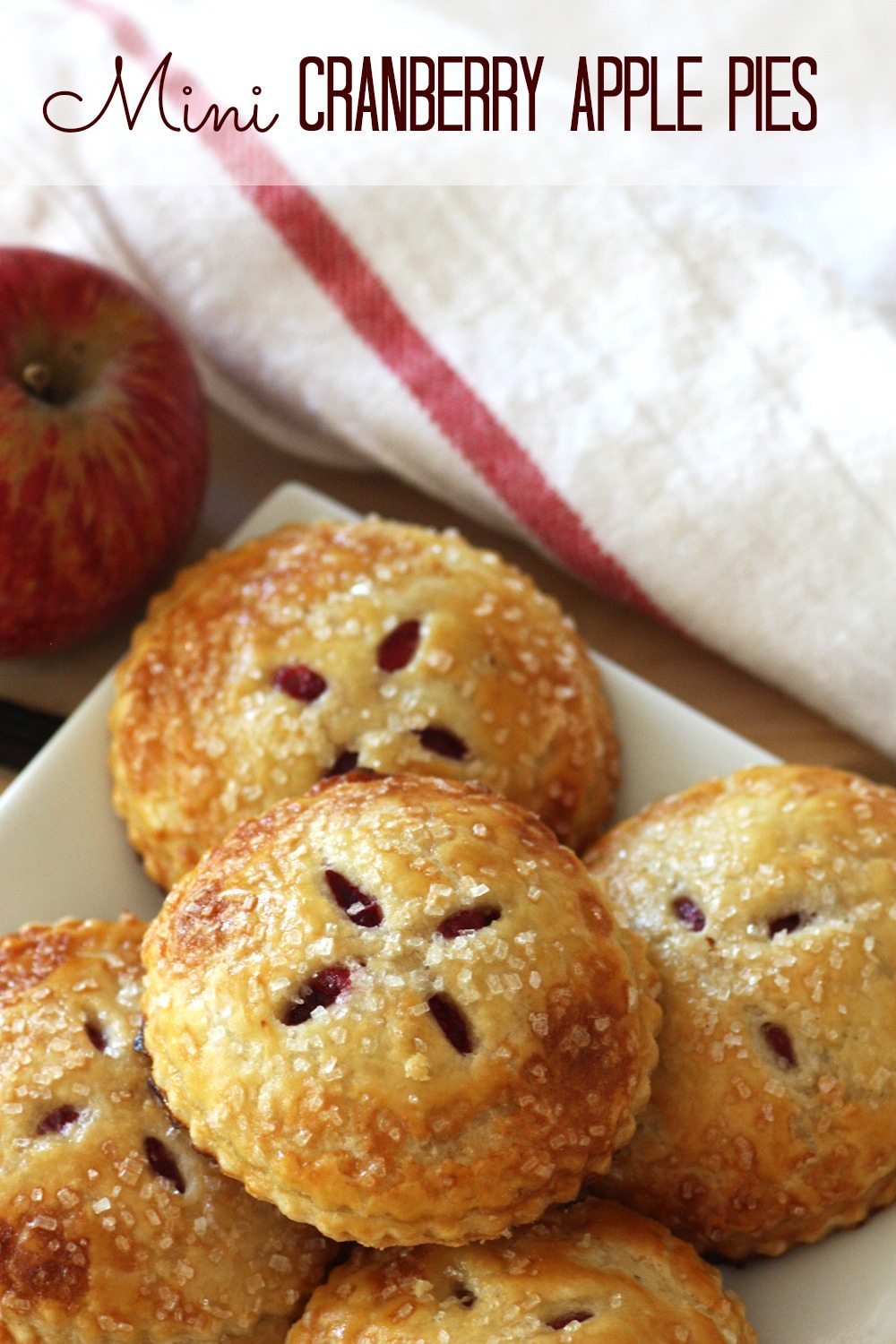 Mini Cranberry Apple Pies