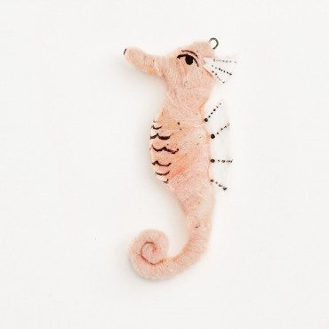 ABC Carpet & Home Pink Seahorse Ornament