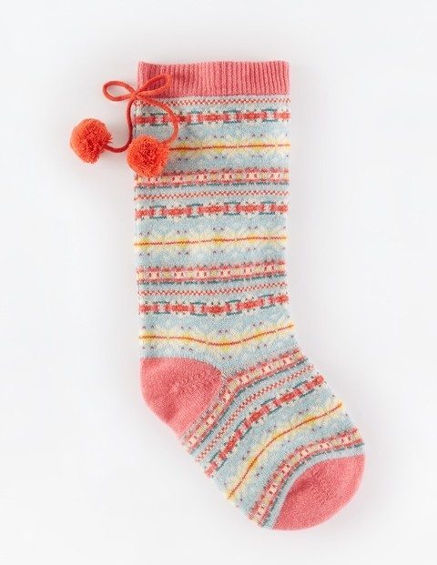 Boden Christmas Stocking - Multi Fair Isle