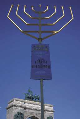 Light the night with the largest menorah