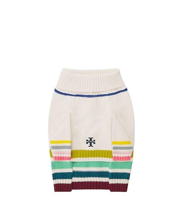 Tory Burch Multi-Color Dog Sweater