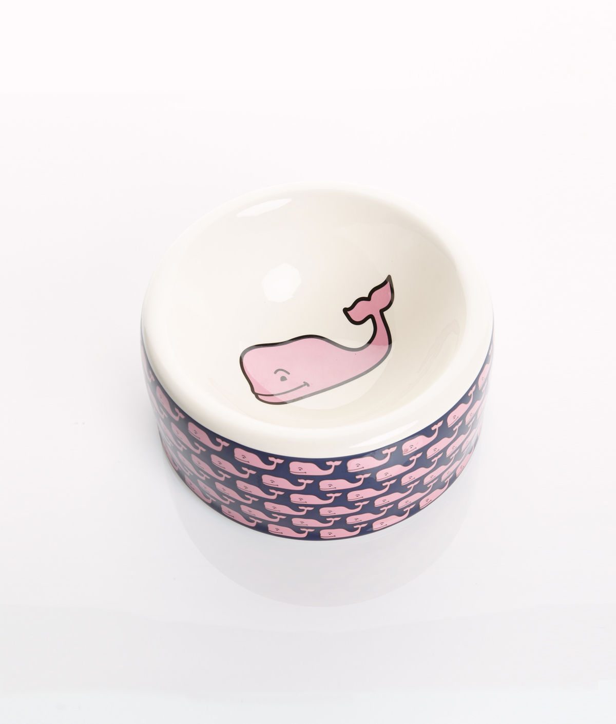 Vineyard Vines Whales Small Dog Bowl 