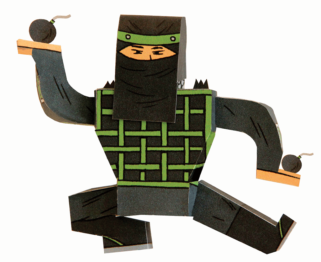 For Ages 5-8: Paper Ninja