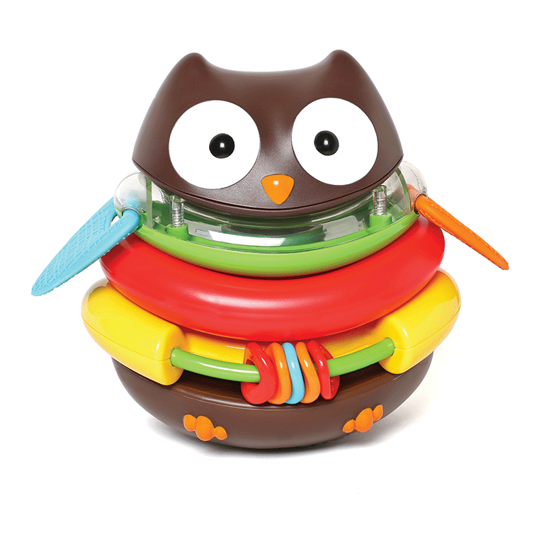 For Ages 0-3: Rocking Owl Stacker