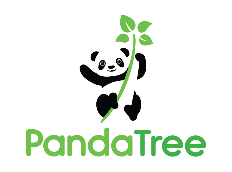PandaTree-Logo-WhiteBackground-head-and-body- Centered – Pantone