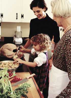 Treating kitchen burns