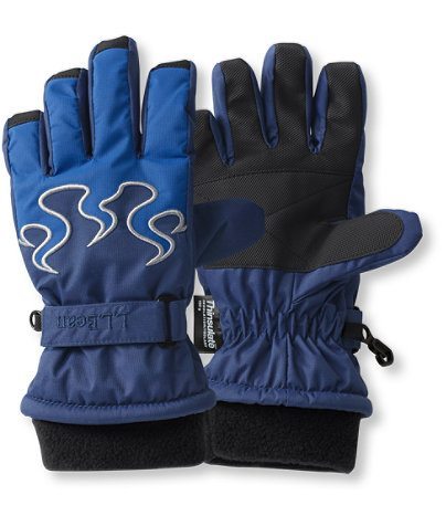 LL Bean Kids' Waterproof Flame Gloves