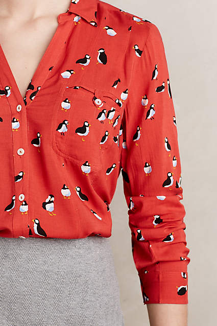Maeve Conversationalist Buttondown from Anthropologie