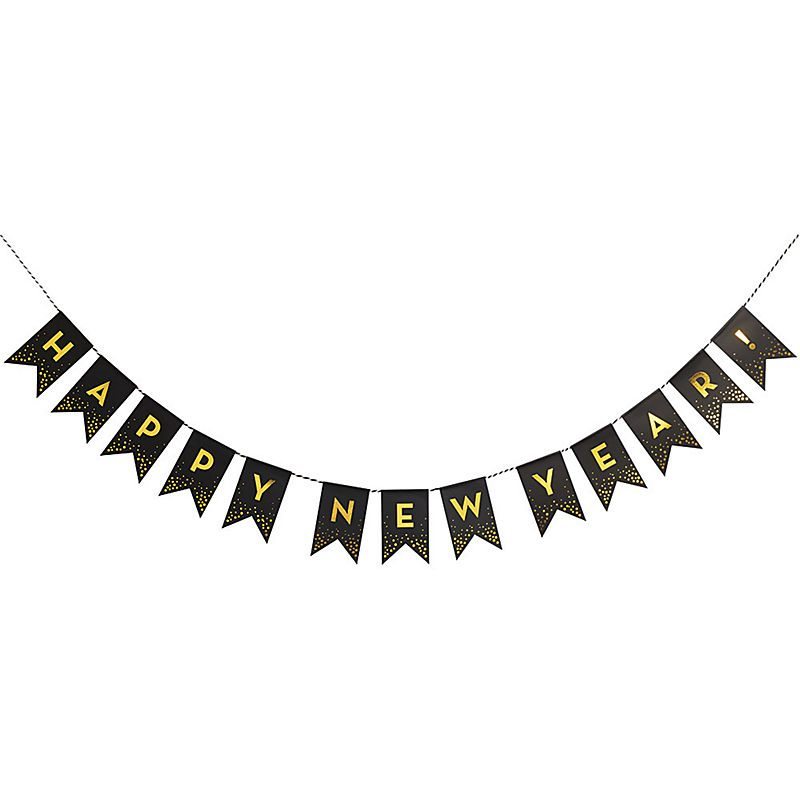 Happy New Year Confetti Dot Garland from the Paper Source