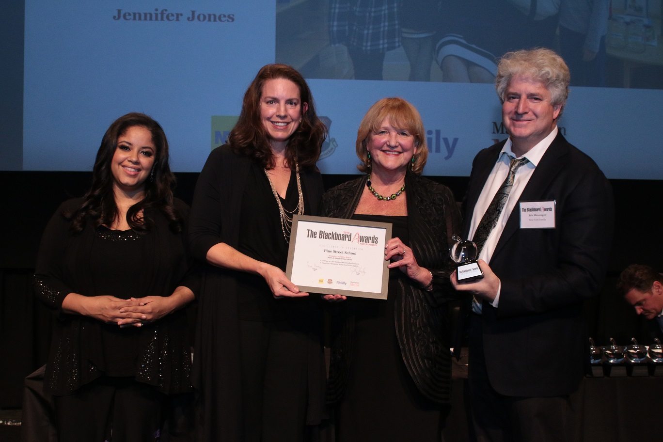 Jennifer Jones and Eileen Baker, Founder and Director, Pine Street School
