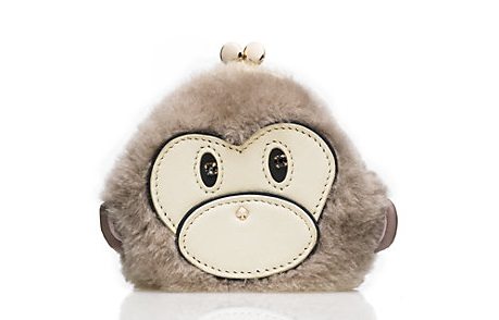 Kate Spade New York Caution to the Wind Monkey Coin Purse 