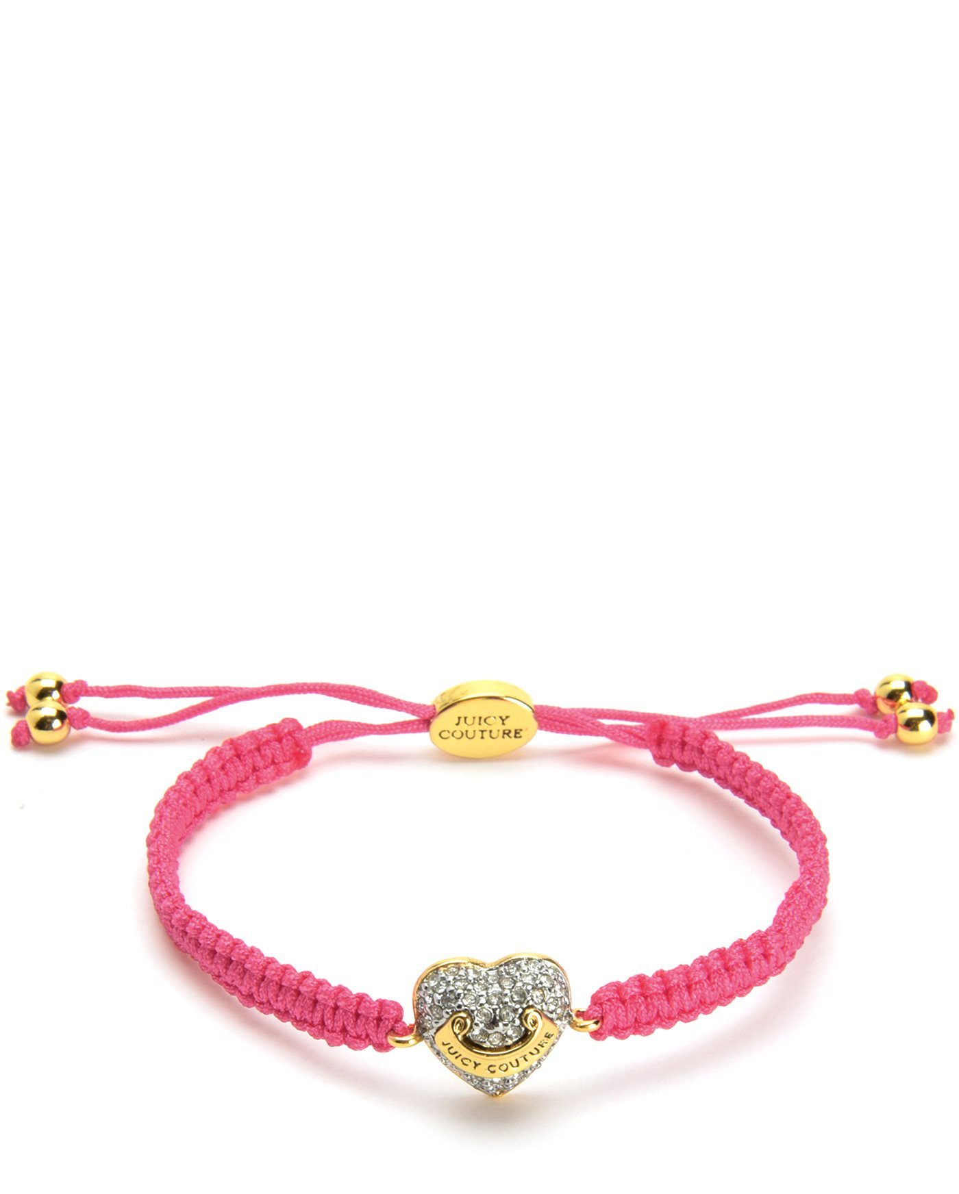 Juicy Couture Pave Heart Friendship Bracelet