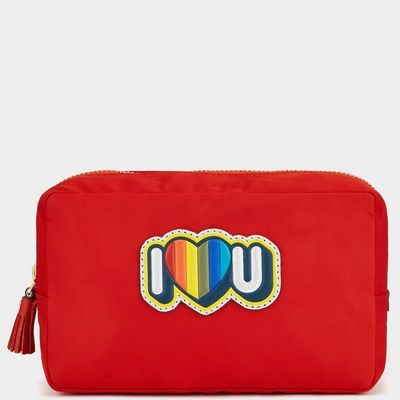 Anya Hindmarch I Love You Make-Up Pouch 