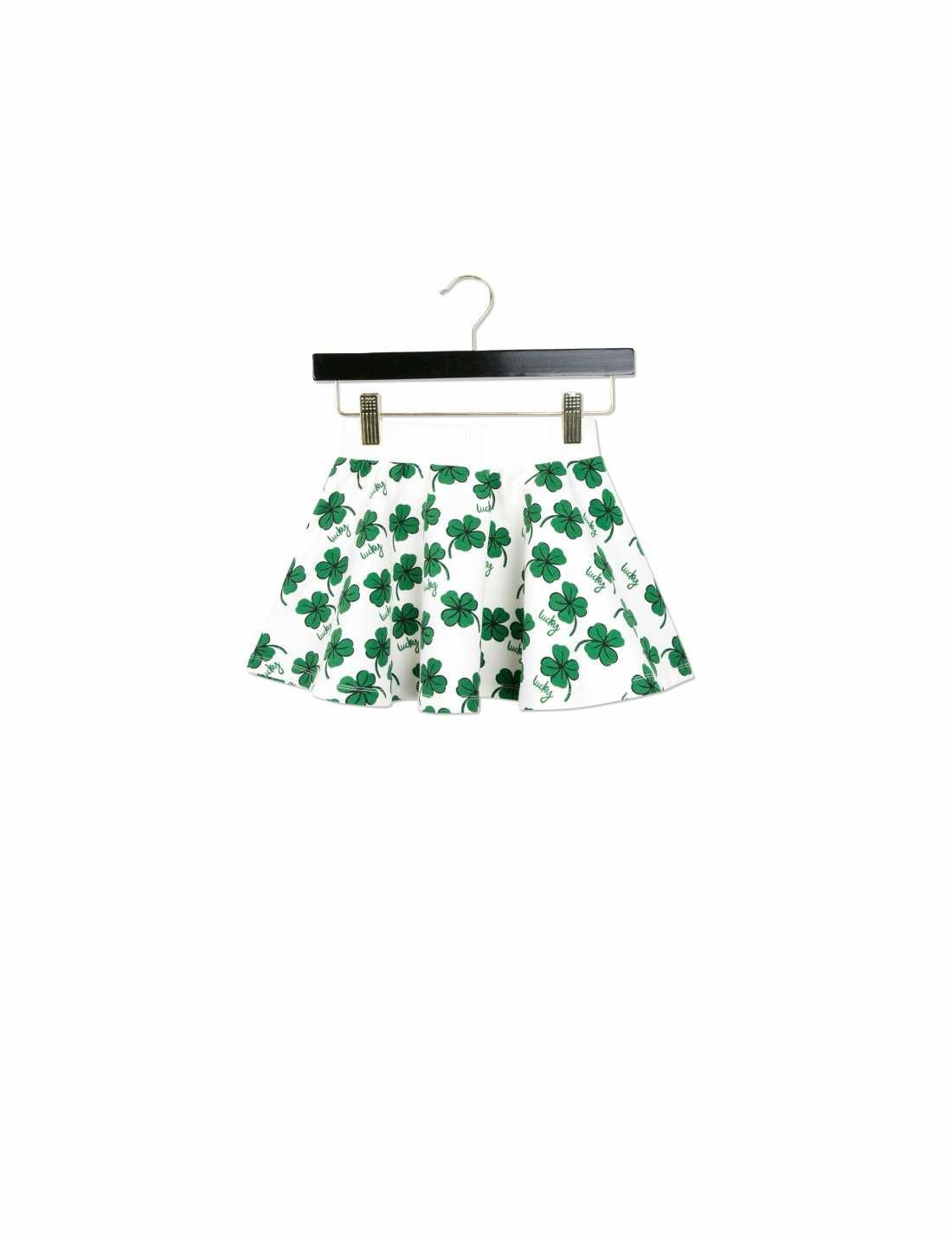 Mini Rodini Clover Sweatskirt Offwhite