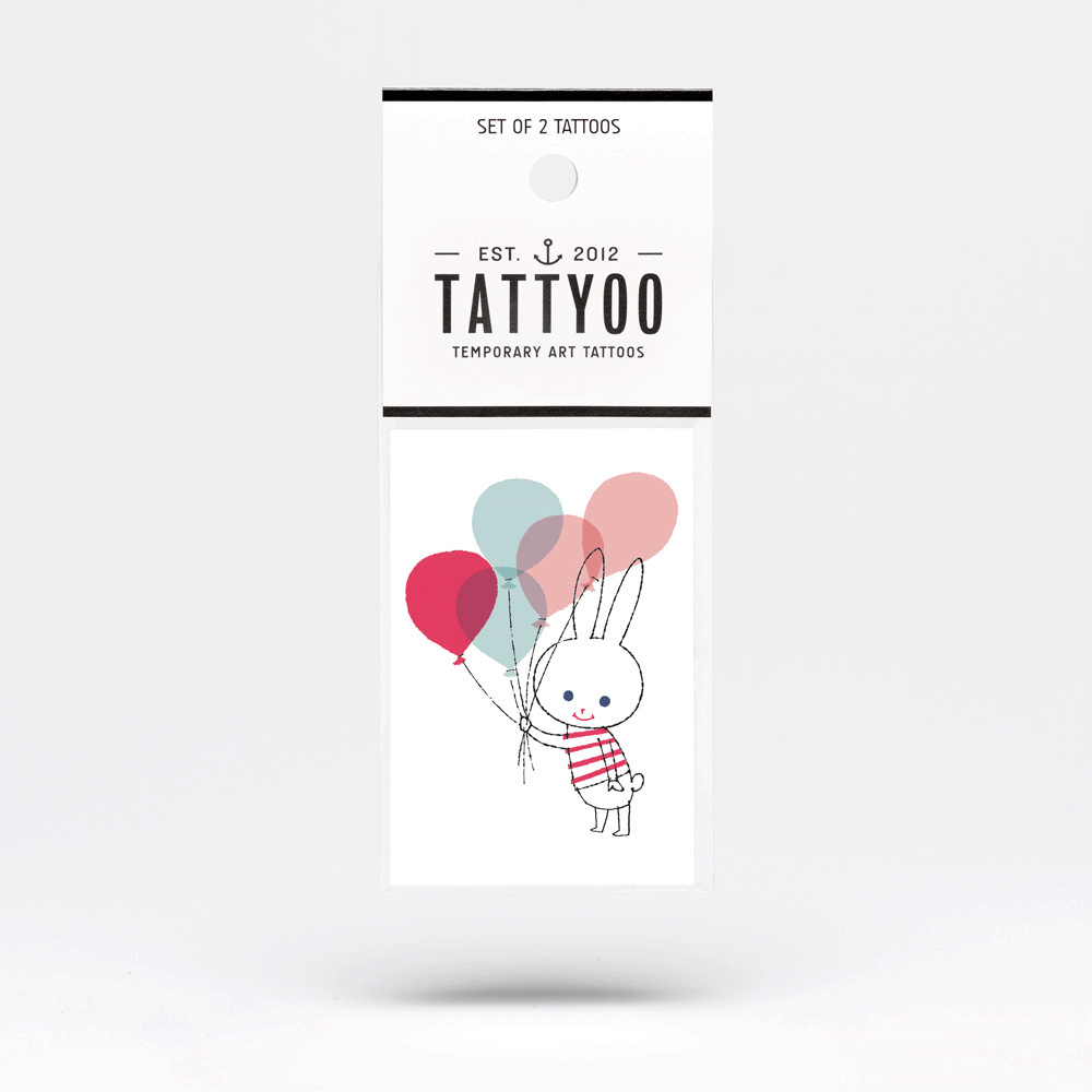 Tattyoo Temporary Art Tattoo - Mon Peluche from Perfectly Smitten
