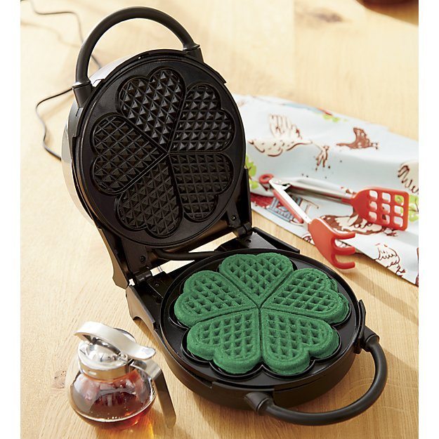 CucinaPro Heart Shaped Waffle Maker from Crate & Barrell